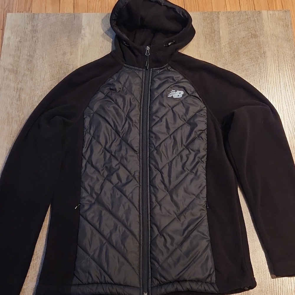 New Balance Fleece Hooded Jacket. Size S